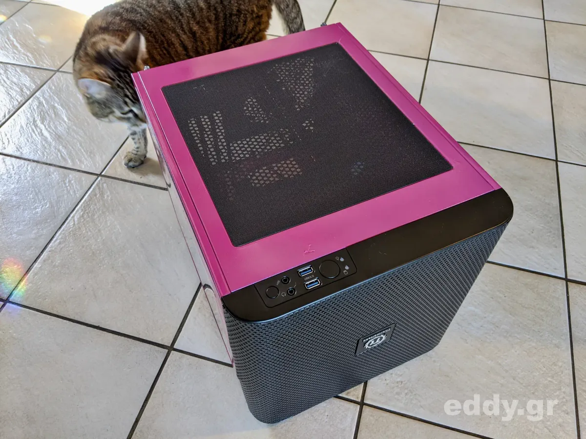 Vom Bau des purpurnen PC auf Basis des Ryzen 3700X im Core V21 Cube Gehäuse