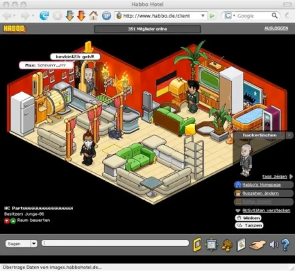 Uneinigkeit zwischen Flash, Leopard und Habbo Hotel