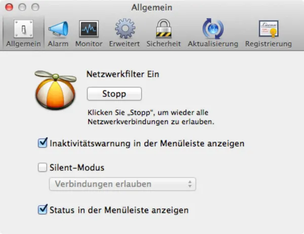Monitoring extern gehender Netzwerkdaten auf dem Mac mittels Little Snitch